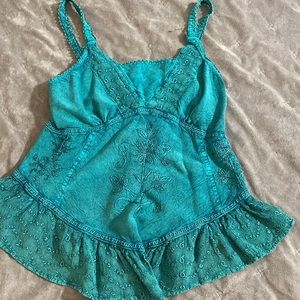 Turquoise Top